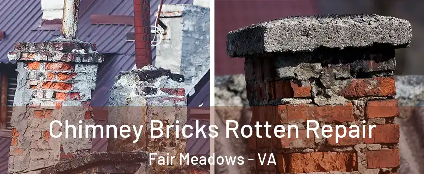 Chimney Bricks Rotten Repair Fair Meadows - VA