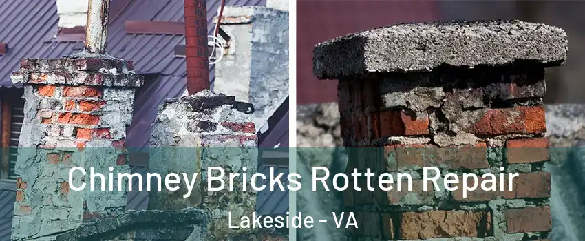 Chimney Bricks Rotten Repair Lakeside - VA