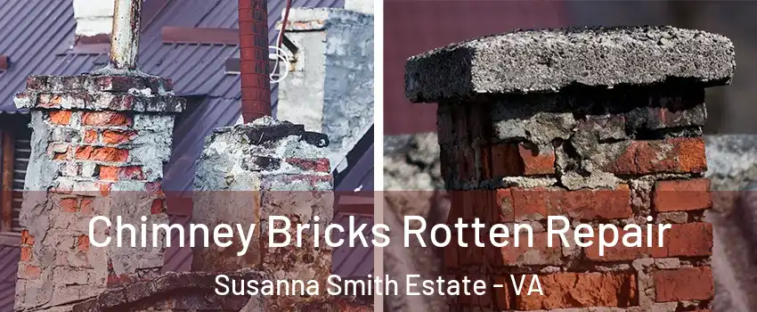 Chimney Bricks Rotten Repair Susanna Smith Estate - VA