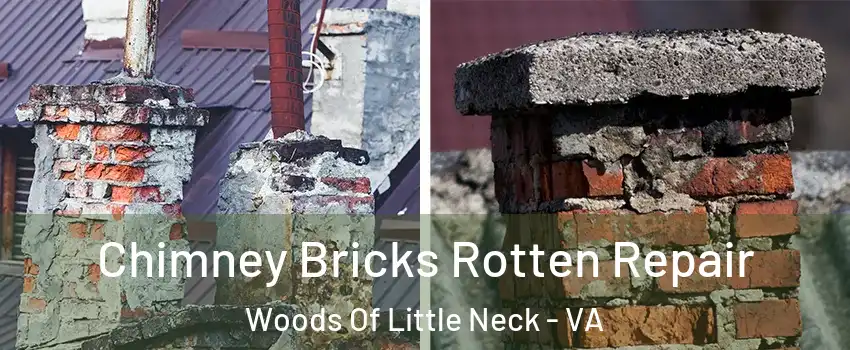 Chimney Bricks Rotten Repair Woods Of Little Neck - VA