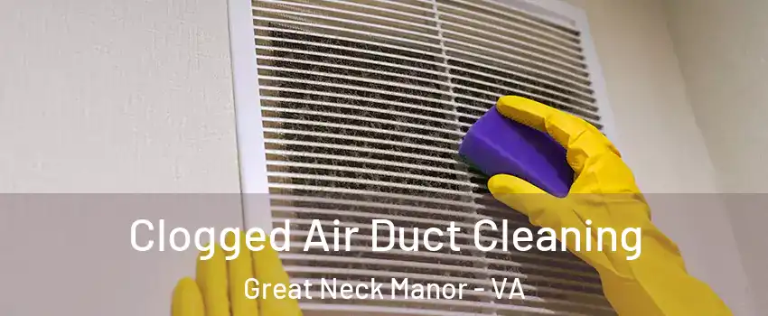Clogged Air Duct Cleaning Great Neck Manor - VA