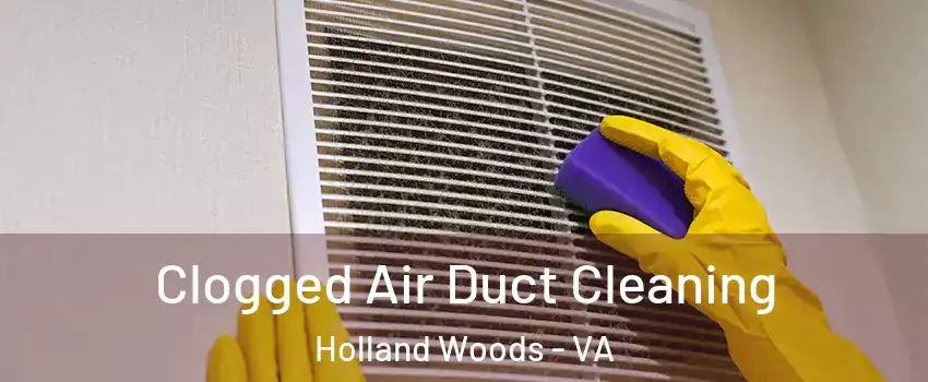 Clogged Air Duct Cleaning Holland Woods - VA