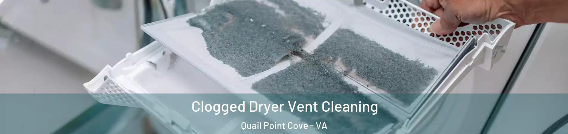Clogged Dryer Vent Cleaning Quail Point Cove - VA