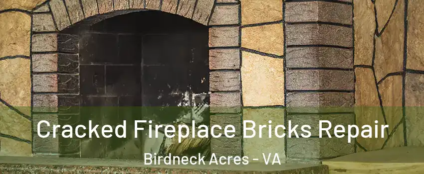 Cracked Fireplace Bricks Repair Birdneck Acres - VA
