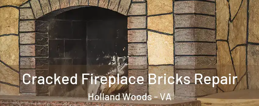 Cracked Fireplace Bricks Repair Holland Woods - VA