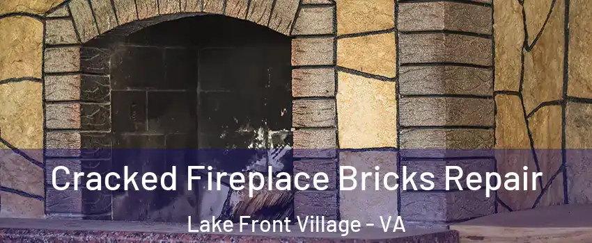 Cracked Fireplace Bricks Repair Lake Front Village - VA
