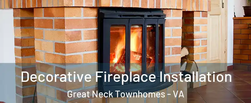 Decorative Fireplace Installation Great Neck Townhomes - VA