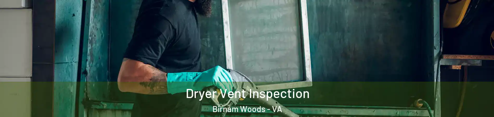 Dryer Vent Inspection Birnam Woods - VA