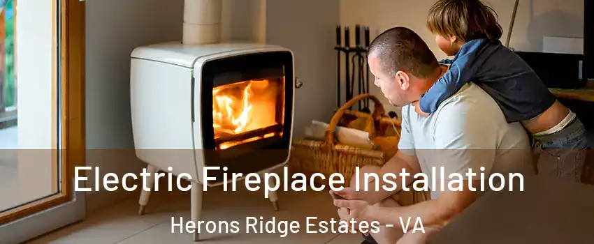 Electric Fireplace Installation Herons Ridge Estates - VA