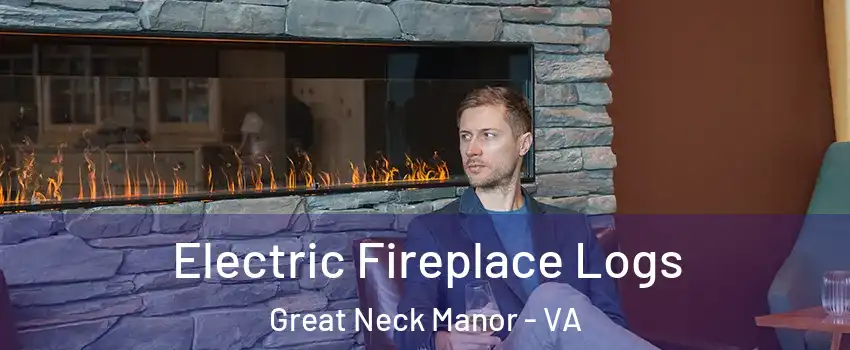 Electric Fireplace Logs Great Neck Manor - VA