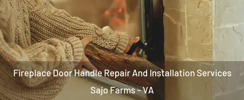 Fireplace Door Handle Repair And Installation Services Sajo Farms - VA
