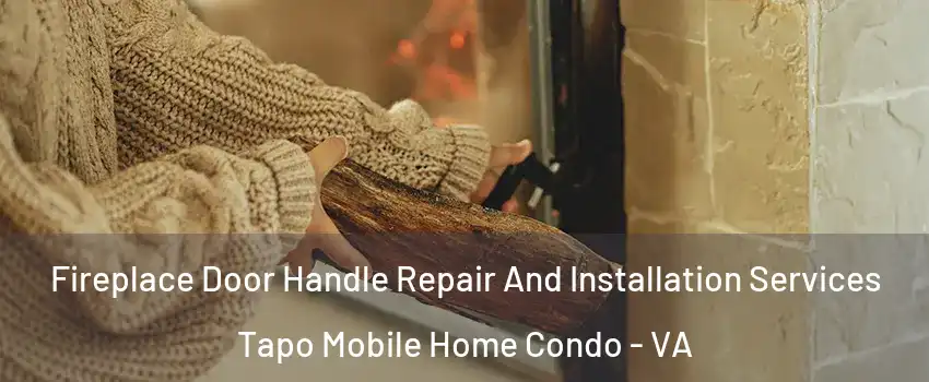 Fireplace Door Handle Repair And Installation Services Tapo Mobile Home Condo - VA