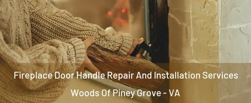 Fireplace Door Handle Repair And Installation Services Woods Of Piney Grove - VA
