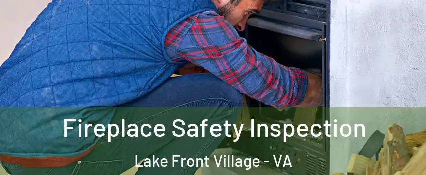 Fireplace Safety Inspection Lake Front Village - VA