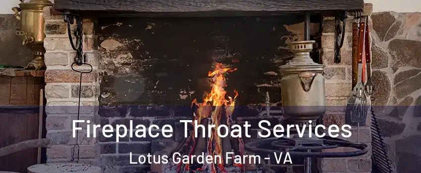 Fireplace Throat Services Lotus Garden Farm - VA