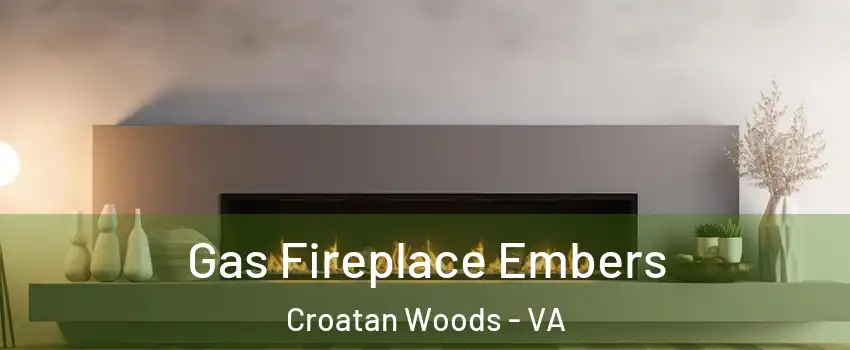 Gas Fireplace Embers Croatan Woods - VA