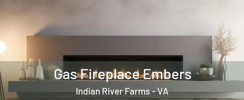 Gas Fireplace Embers Indian River Farms - VA