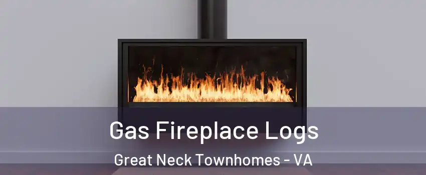 Gas Fireplace Logs Great Neck Townhomes - VA