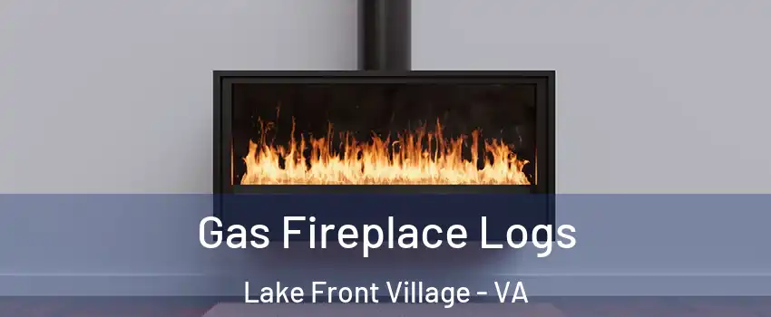 Gas Fireplace Logs Lake Front Village - VA