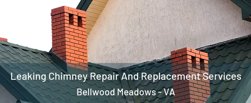 Leaking Chimney Repair And Replacement Services Bellwood Meadows - VA