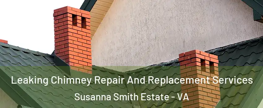Leaking Chimney Repair And Replacement Services Susanna Smith Estate - VA