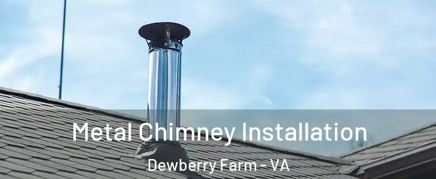 Metal Chimney Installation Dewberry Farm - VA