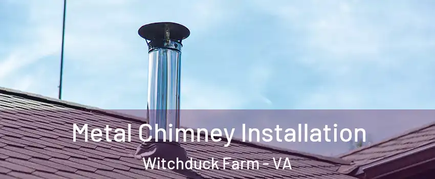 Metal Chimney Installation Witchduck Farm - VA