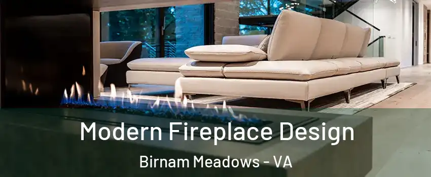 Modern Fireplace Design Birnam Meadows - VA