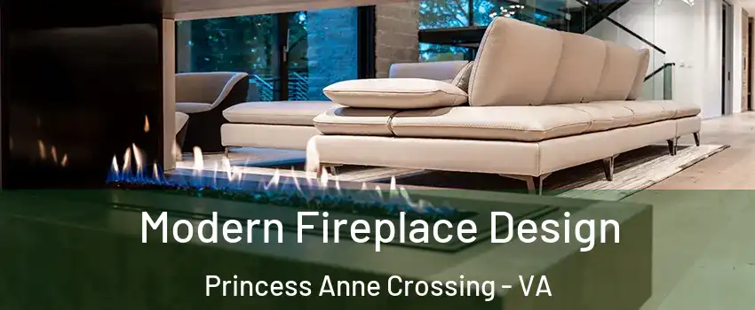 Modern Fireplace Design Princess Anne Crossing - VA
