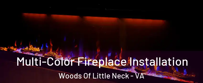 Multi-Color Fireplace Installation Woods Of Little Neck - VA