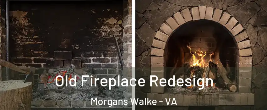 Old Fireplace Redesign Morgans Walke - VA