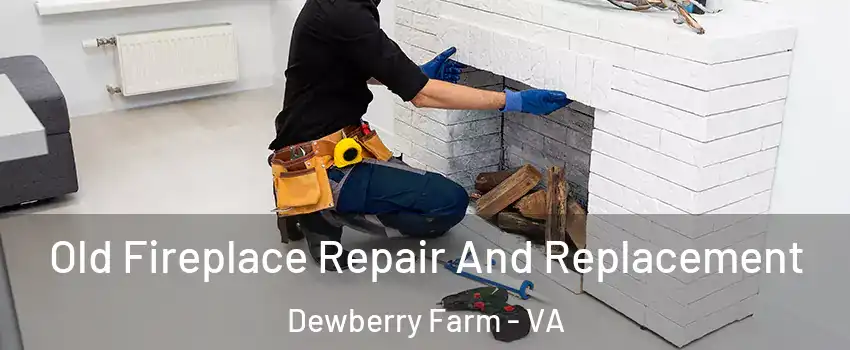 Old Fireplace Repair And Replacement Dewberry Farm - VA