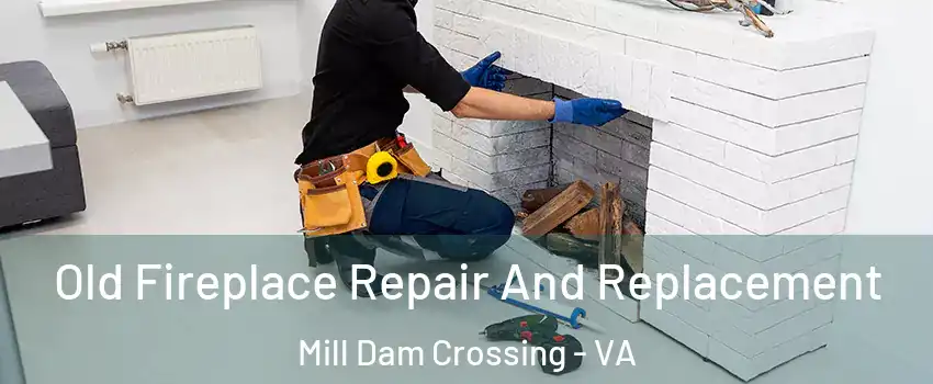 Old Fireplace Repair And Replacement Mill Dam Crossing - VA