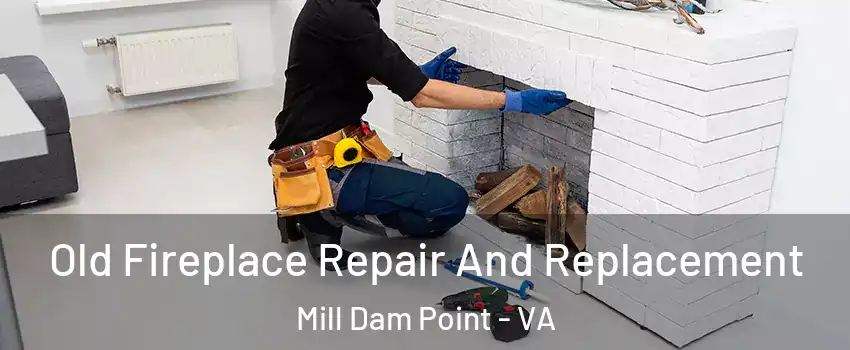 Old Fireplace Repair And Replacement Mill Dam Point - VA