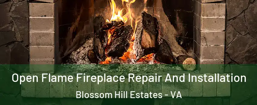 Open Flame Fireplace Repair And Installation Blossom Hill Estates - VA