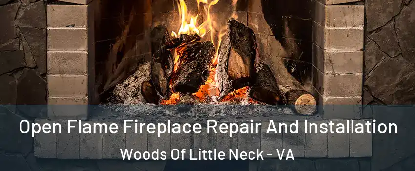Open Flame Fireplace Repair And Installation Woods Of Little Neck - VA