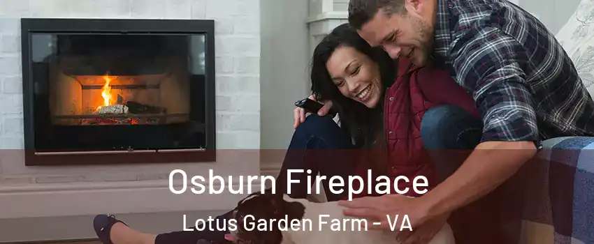 Osburn Fireplace Lotus Garden Farm - VA