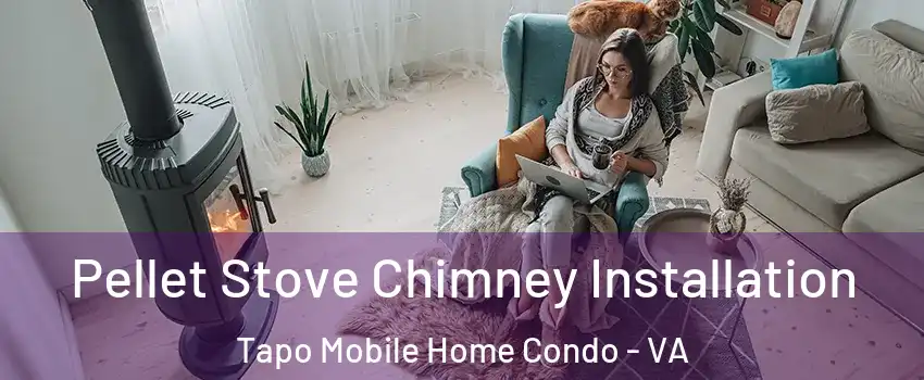 Pellet Stove Chimney Installation Tapo Mobile Home Condo - VA
