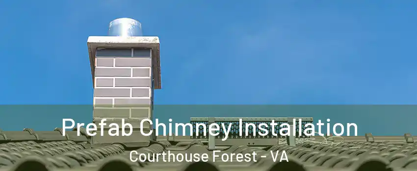 Prefab Chimney Installation Courthouse Forest - VA