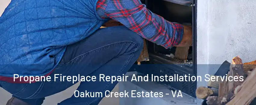 Propane Fireplace Repair And Installation Services Oakum Creek Estates - VA