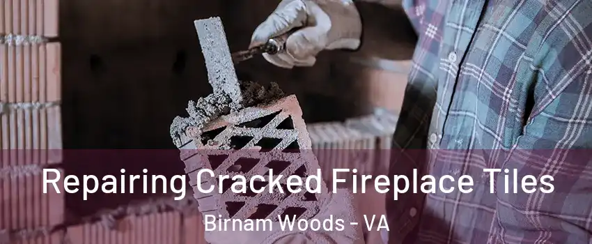 Repairing Cracked Fireplace Tiles Birnam Woods - VA