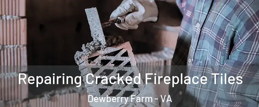 Repairing Cracked Fireplace Tiles Dewberry Farm - VA
