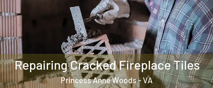 Repairing Cracked Fireplace Tiles Princess Anne Woods - VA