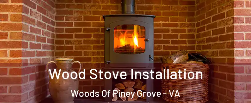 Wood Stove Installation Woods Of Piney Grove - VA